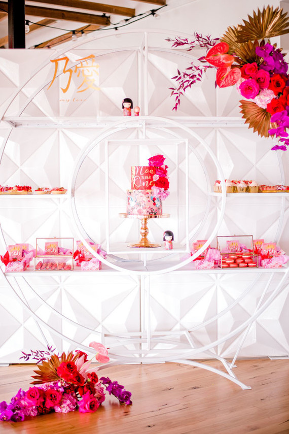 Cherry blossom 1st birthday party