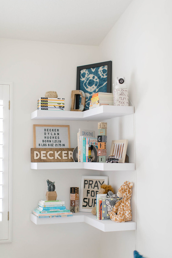 Mudcloth inspired boy's nursery