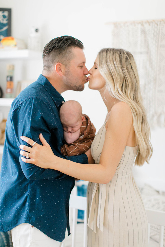 Mudcloth inspired boy's nursery