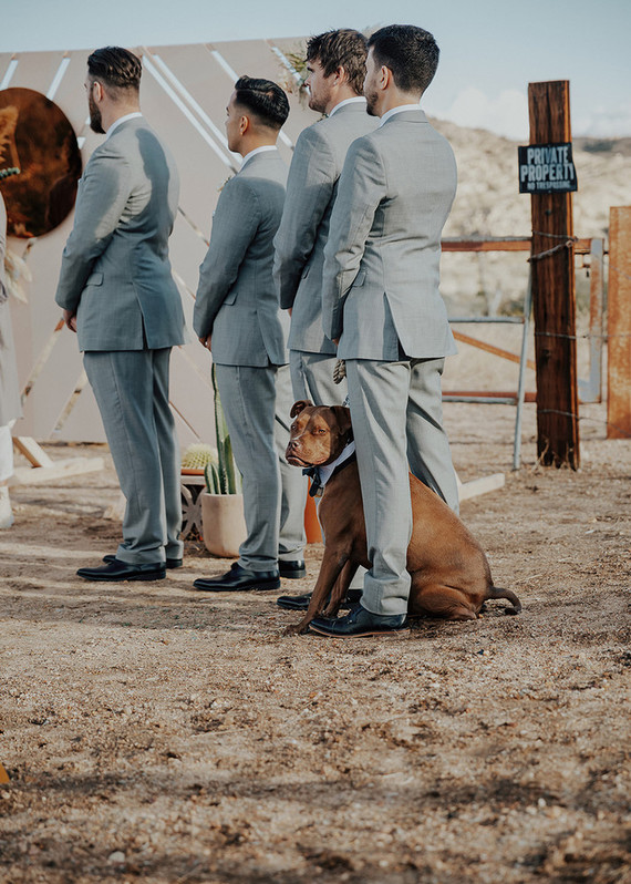 Folksy Joshua Tree wedding with the ultimate desert color palette