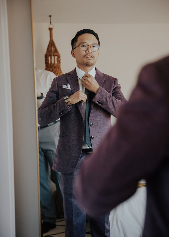Folksy Joshua Tree wedding with the ultimate desert color palette