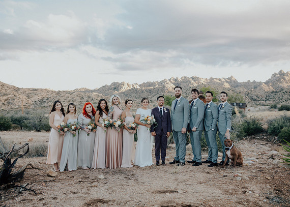 Folksy Joshua Tree wedding with the ultimate desert color palette