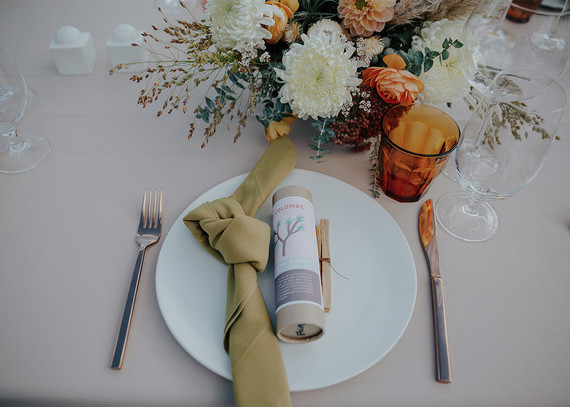 Folksy Joshua Tree wedding with the ultimate desert color palette