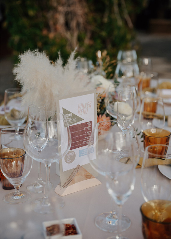 modern desert-inspired table numbers Inspiration
