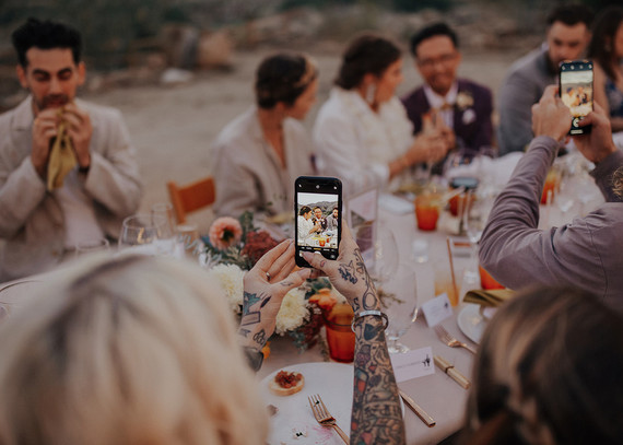 Folksy Joshua Tree wedding with the ultimate desert color palette