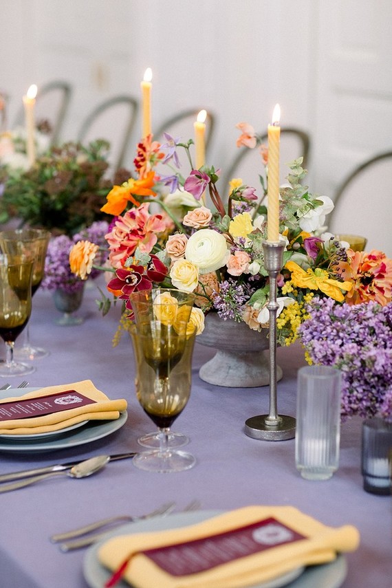 colorful luxe spring wedding at the Olana in Dallas Inspiration