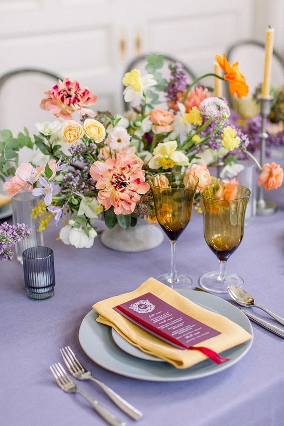colorful luxe spring wedding at the Olana in Dallas Inspiration
