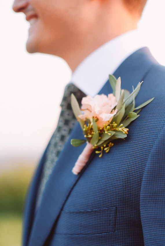 Romantic destination wedding at a pink Tuscan villa
