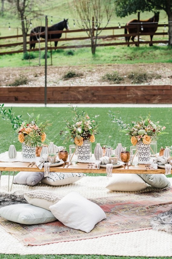 Boho Western boy's baby shower