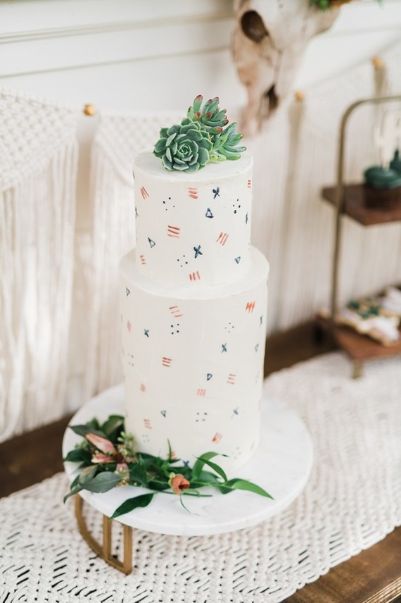 Boho Western boy's baby shower