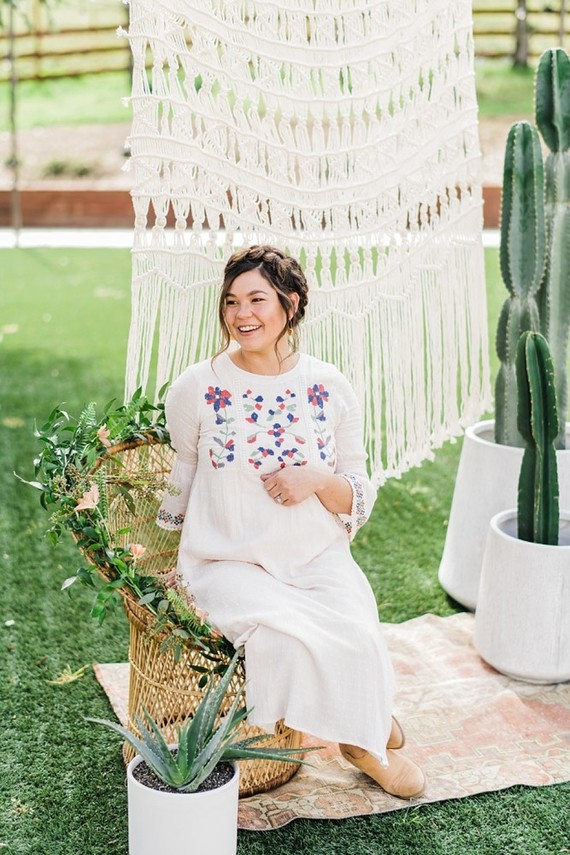 Boho Western boy's baby shower