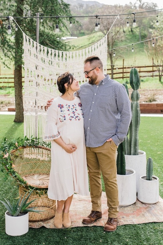 Boho Western boy's baby shower