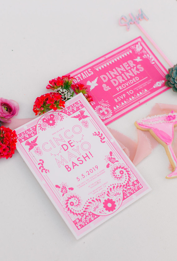All pink Cinco de Mayo party Inspiration