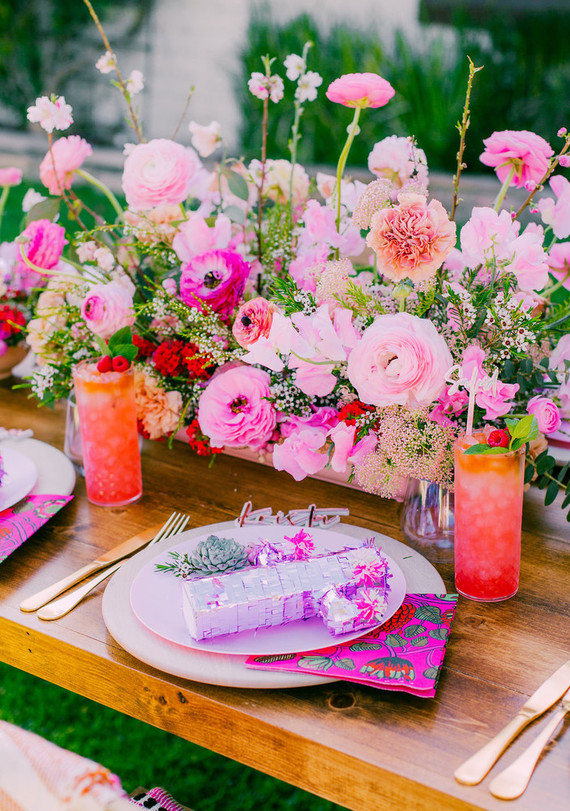 All pink Cinco de Mayo party