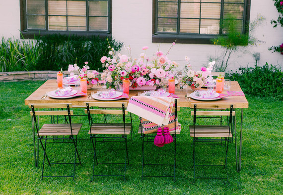 All pink Cinco de Mayo party Inspiration