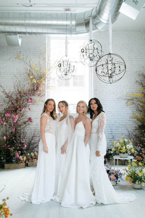 Modern bridal dresses by The Dress Theory