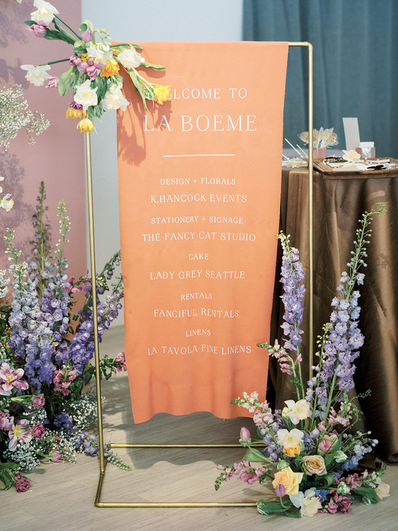 Wedding signage
