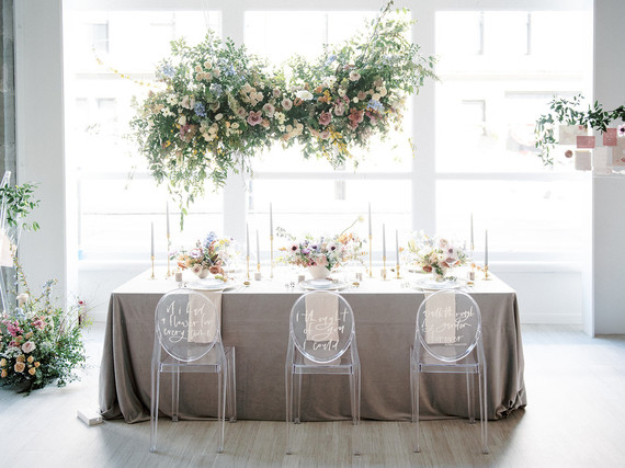 Spring tablescape