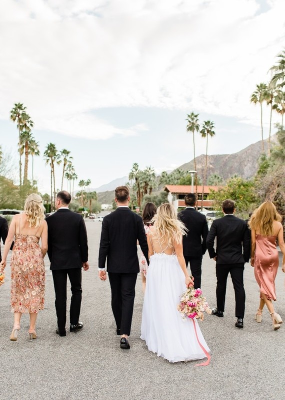 Milennial Pink Boho Dream Wedding at Korakia in Palm Springs
