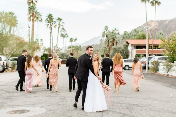Milennial Pink Boho Dream Wedding at Korakia in Palm Springs
