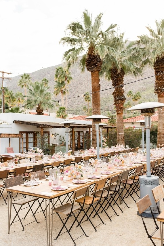 Milennial Pink Boho Dream Wedding at Korakia in Palm Springs