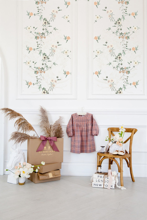 Floral French Cafe girl's birthday