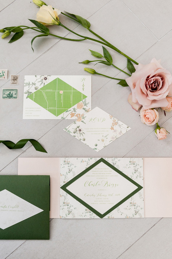 Floral French Cafe girl's birthday