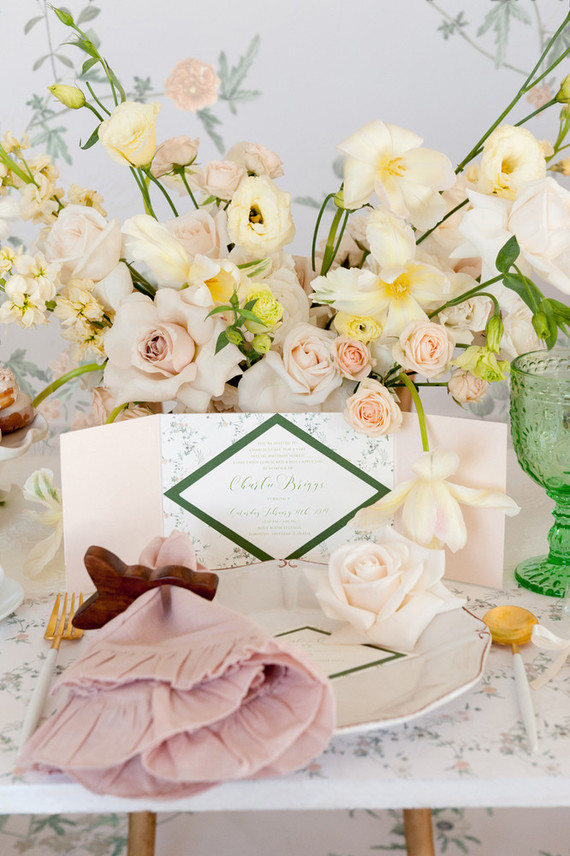 Floral French Cafe girl's birthday Inspiration