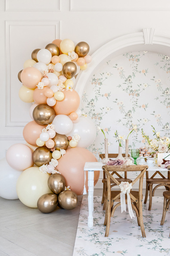 Floral French Cafe girl's birthday