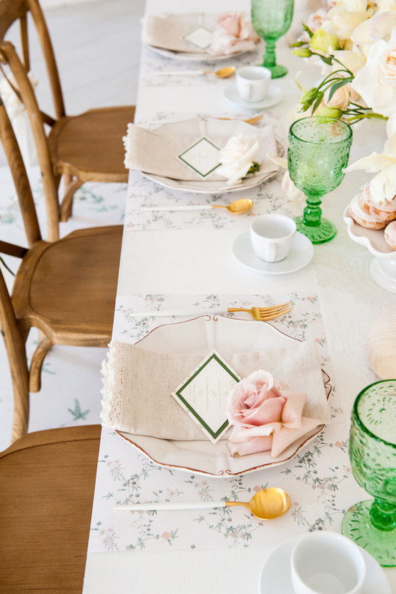 Floral French Cafe girl's birthday Inspiration