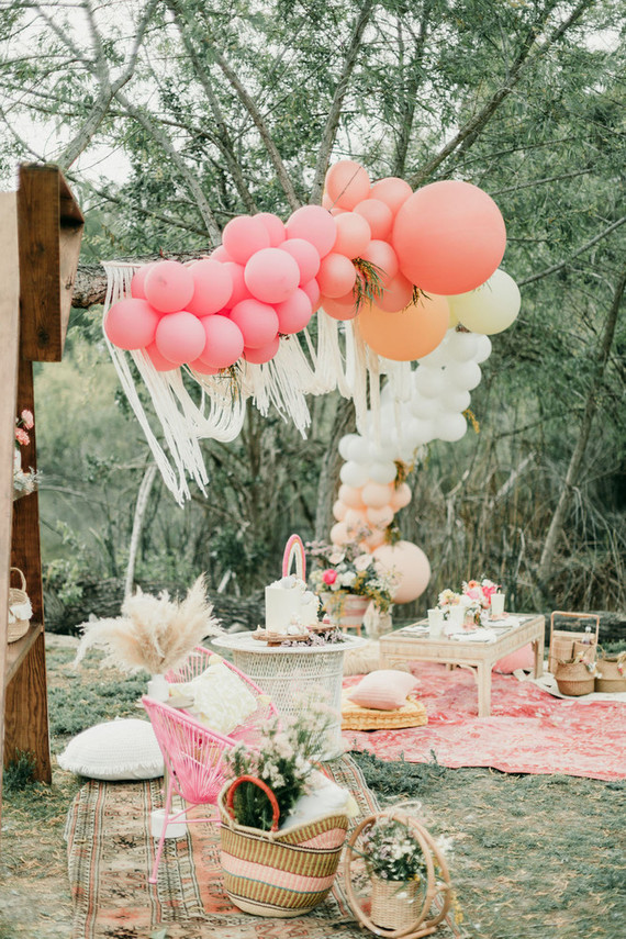 Rainbow alpaca girl's birthday party for twins