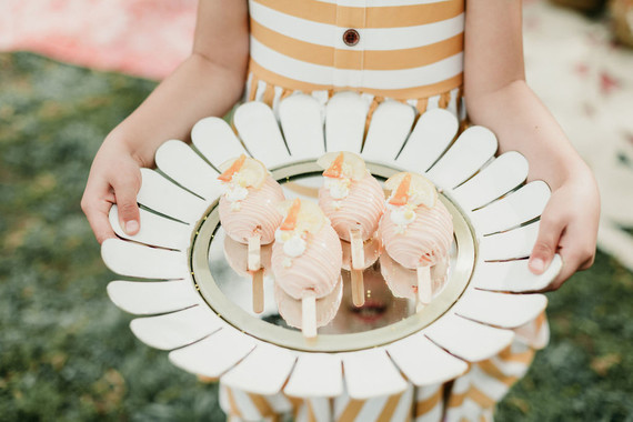 Rainbow alpaca girl's birthday party for twins