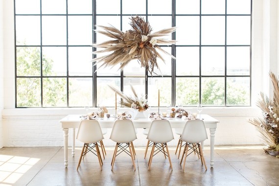 Natural tone modern Wabi Sabi wedding ideas