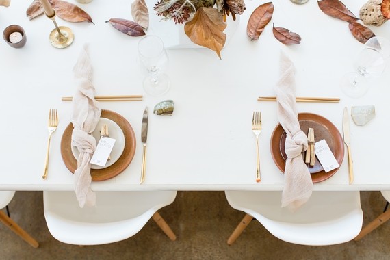 Natural tone modern Wabi Sabi wedding ideas