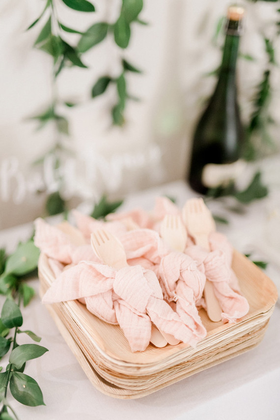 Botanical themed girl's baby shower