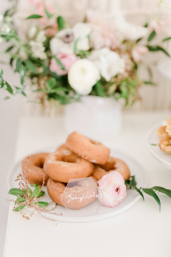 Botanical themed girl's baby shower