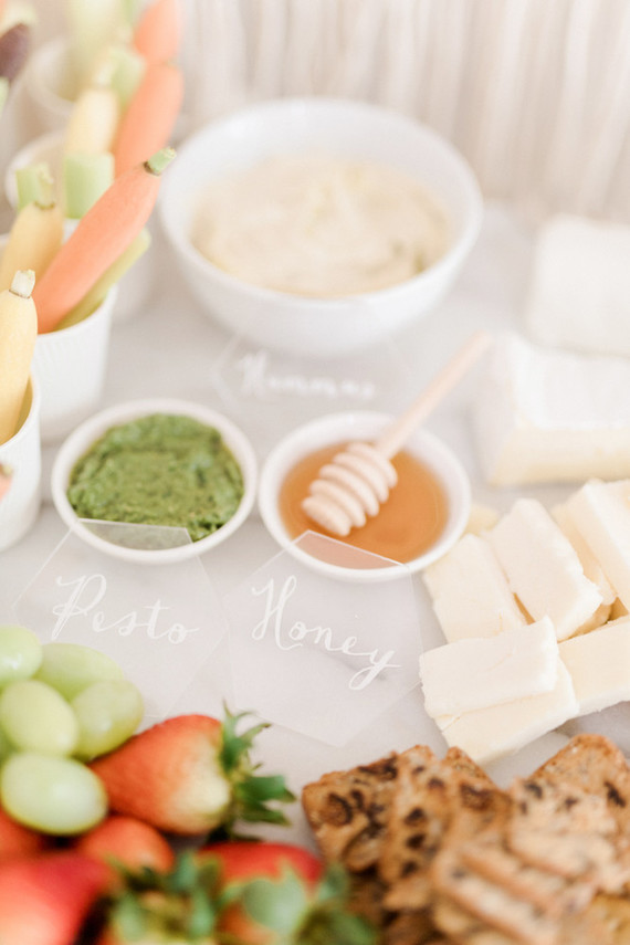 Botanical themed girl's baby shower