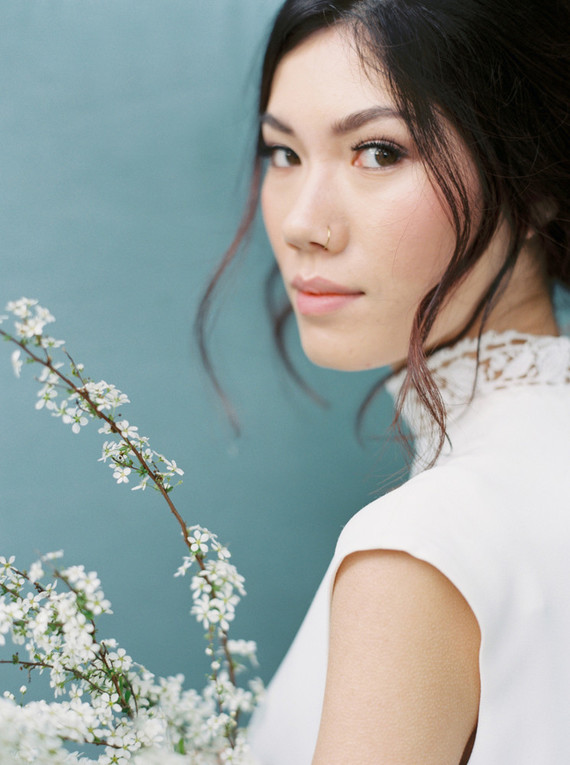 Delicate painterly spring wedding ideas