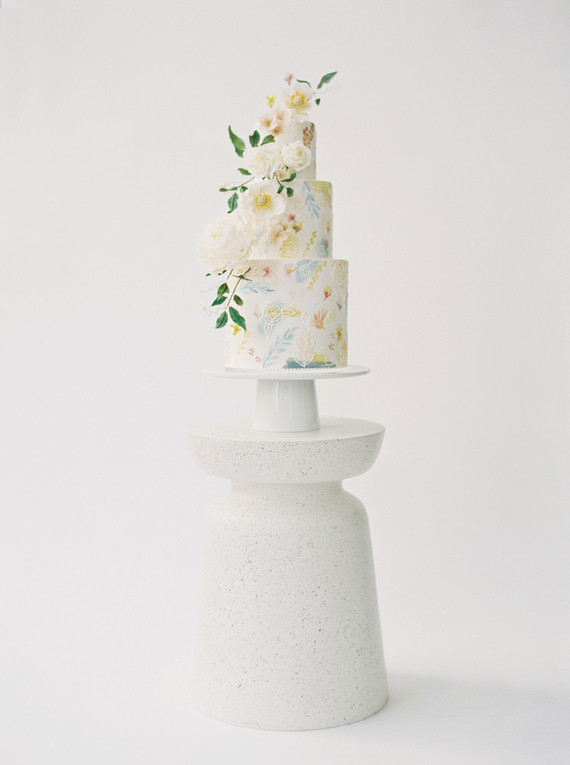 Delicate painterly spring wedding ideas