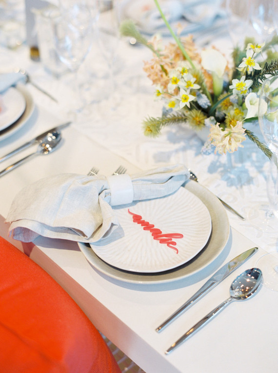 Delicate painterly spring wedding ideas