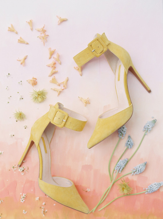 Delicate painterly spring wedding ideas