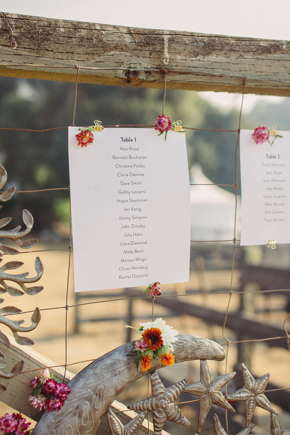 beautifully rustic Anderson Valley wedding with a hippie bus and floral mandala