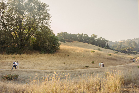 beautifully rustic Anderson Valley wedding with a hippie bus and floral mandala