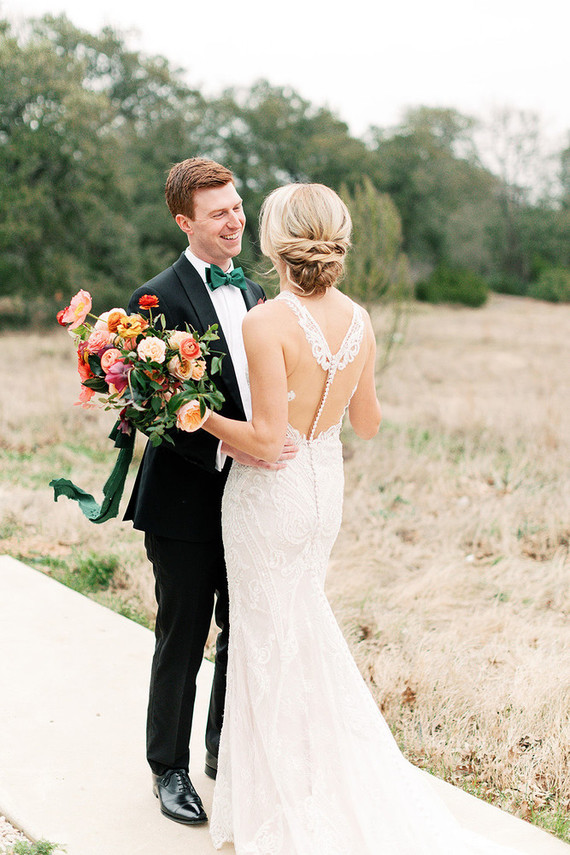Jewel tone wedding at the Prospect House in Austin, Texas