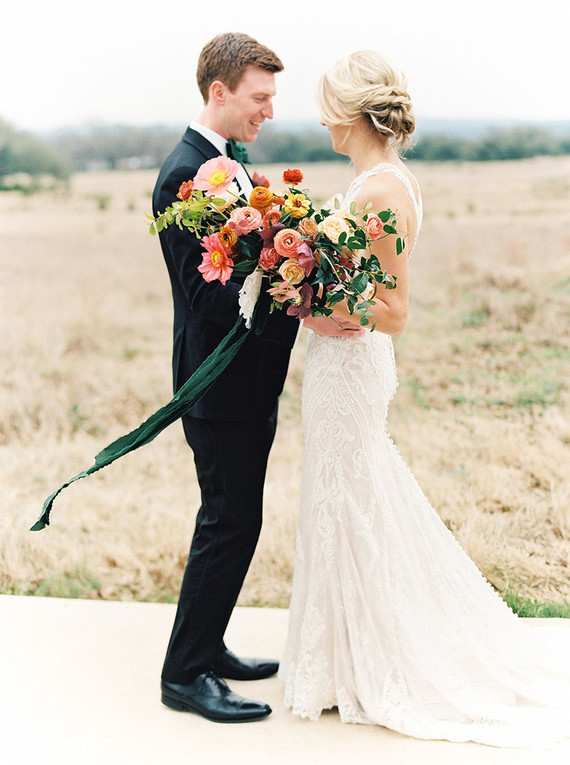 Jewel tone wedding at the Prospect House in Austin, Texas