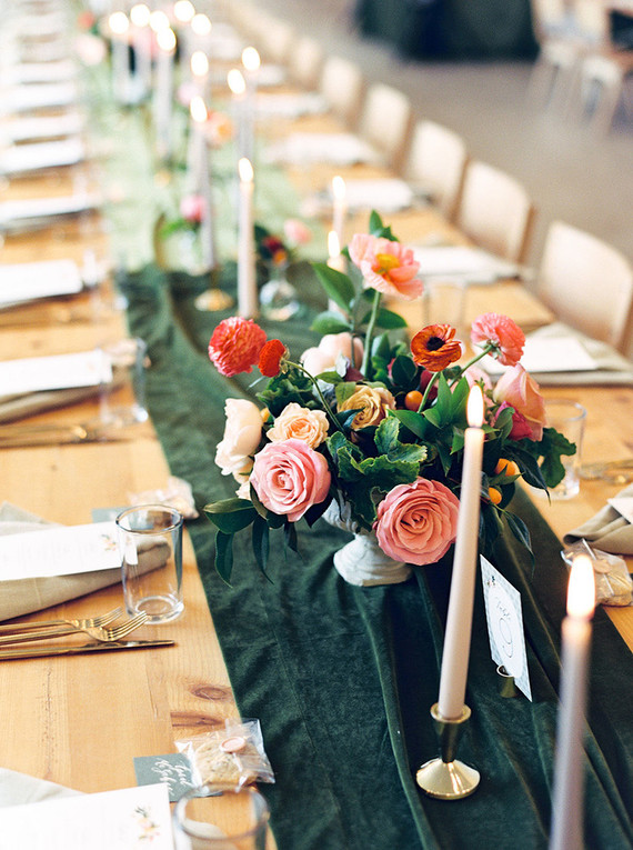 Jewel tone wedding at the Prospect House in Austin, Texas Inspiration