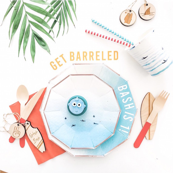 Baby shark themed 1st birthday party