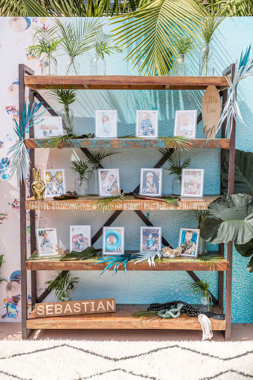 Surf themed 1st birthday party