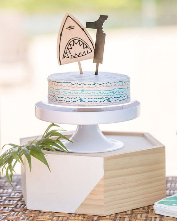 Baby Shark themed 1st birthday party