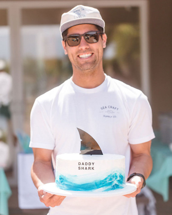 Baby Shark themed 1st birthday party